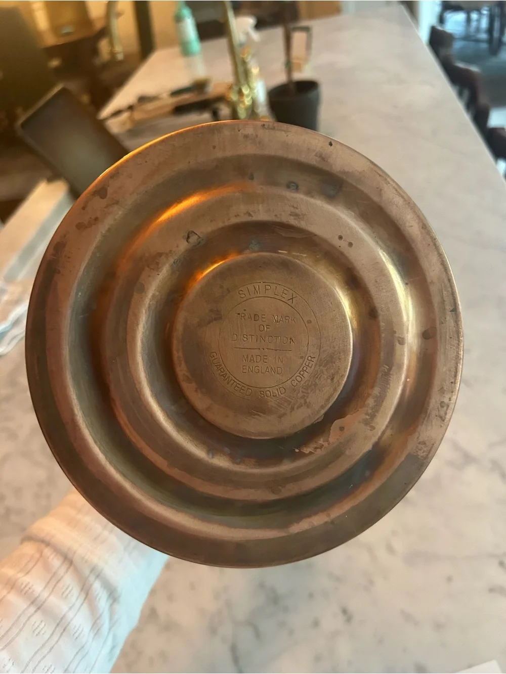 Simplex Kensington Copper Whistling Kettle